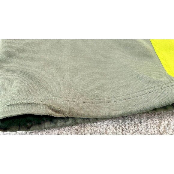 Nike Athletic Pants Mens Medium Green/Yellow Y2K Dri Fit Basketball Ankle Zip M. - Picture 7 of 7